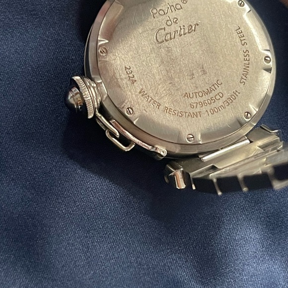 🤩😍Cartier Pasha with diamond bezel unisex stainless steel 35mm😍🤩 - Picture 14 of 14